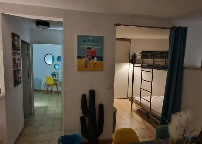 شقة 2 Chambres, A 100m De La Plage, 7 Nuits Minimum Haute Saison, 2 Nuits Minimum Basse Saison